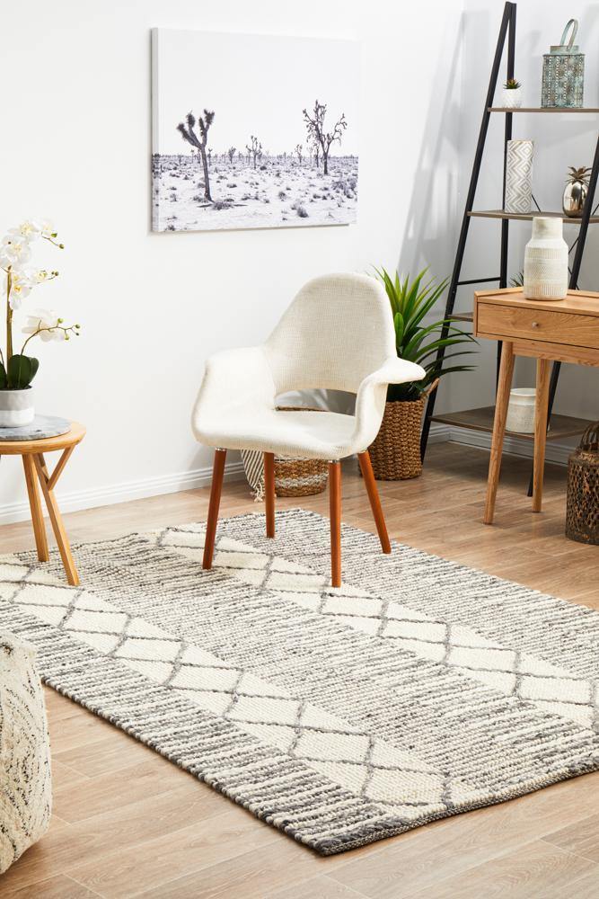 Skandinavian 316 Grey Rug - Cozy Rugs Australia
