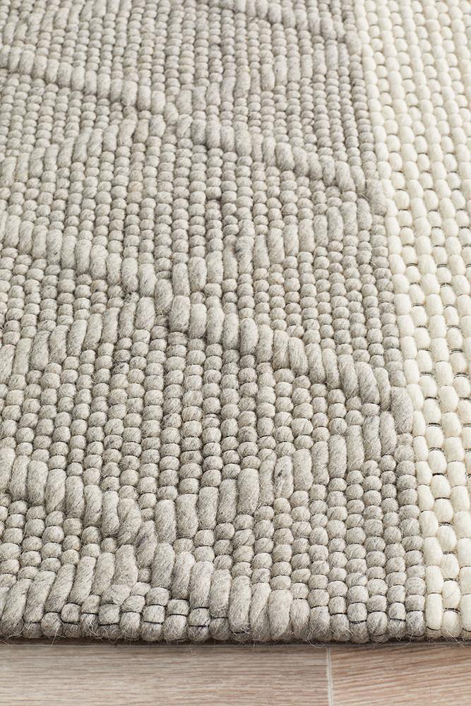 Studio Karlsson Wool Hatch Textured Rug - Cozy Rugs Australia