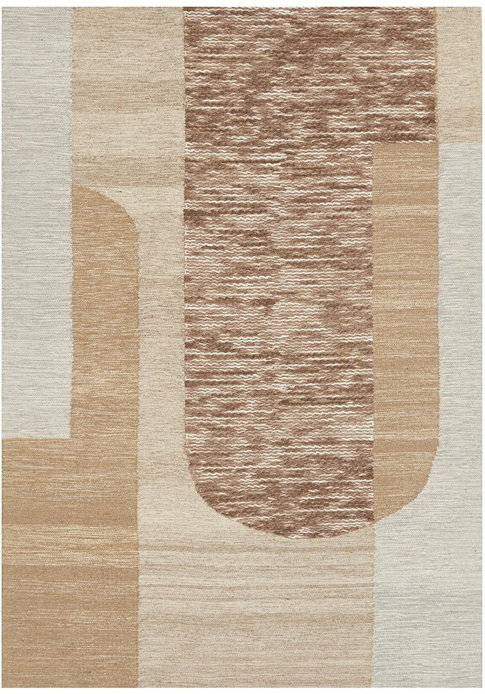 Coogee ORB TOFFEE Hand loomed wool rug