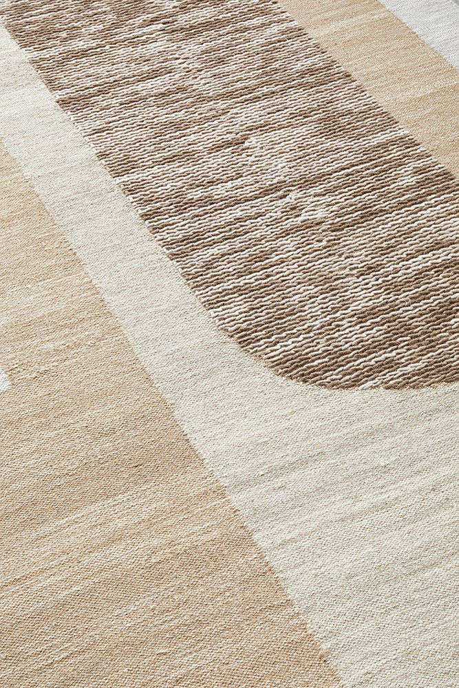Coogee ORB TOFFEE Hand loomed wool rug