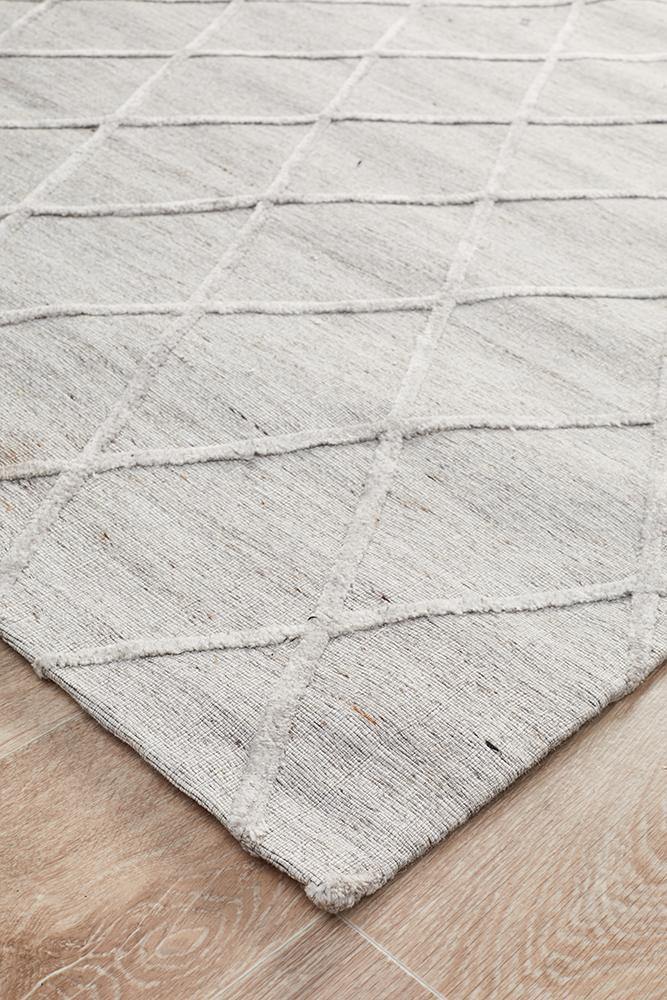 Visions Winter Silver Styles Modern Rug - Cozy Rugs Australia