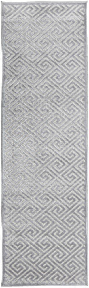 York Alice Silver Runner Rug - Cozy Rugs Australia