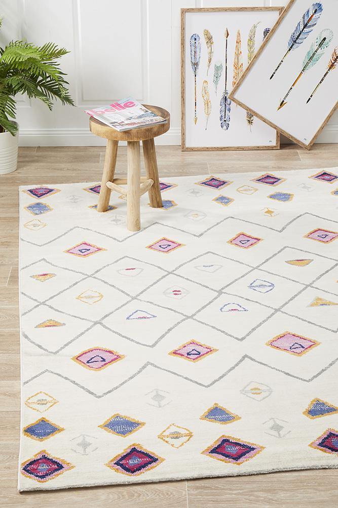 Zanzibar 763 White - Cozy Rugs Australia