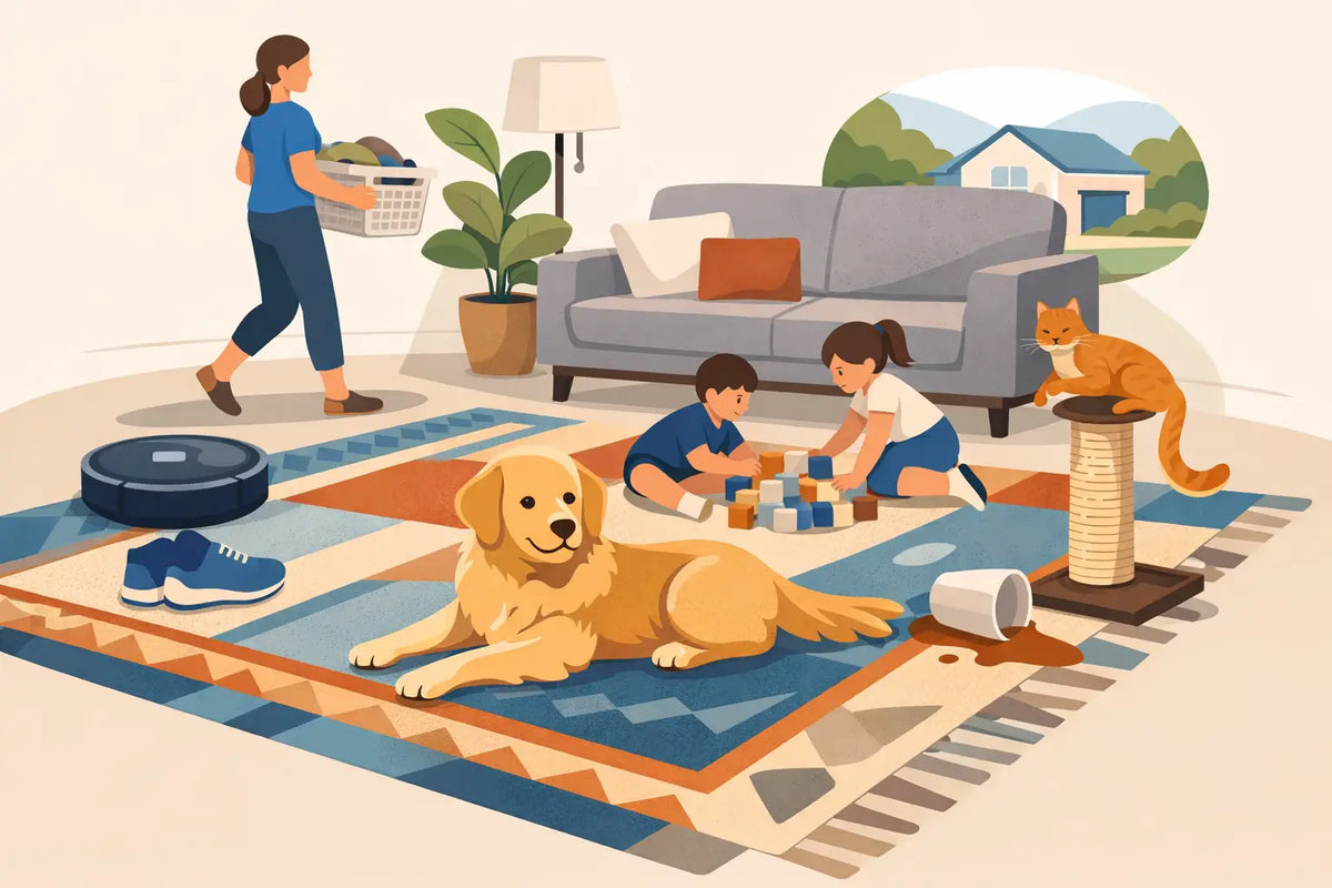 Best Rugs for Busy Households That Last