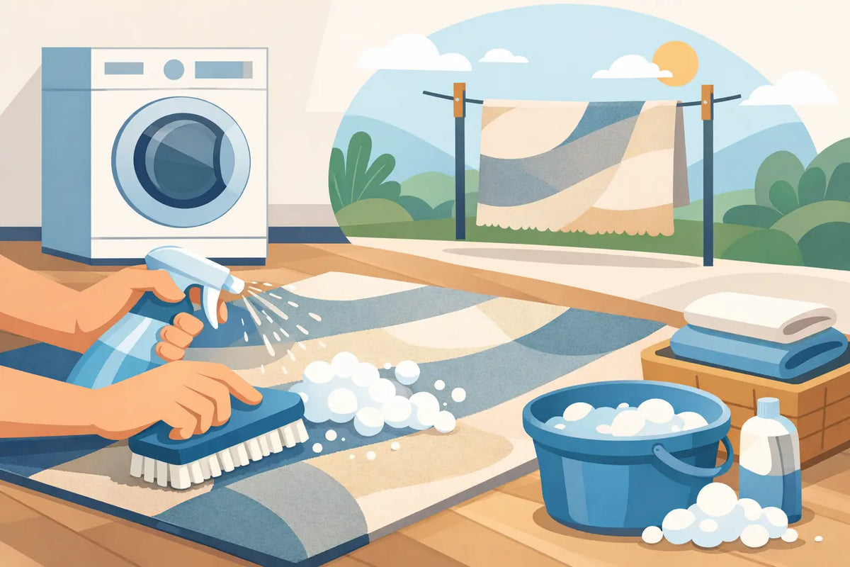 How to Clean Washable Rugs Without Ruining Them