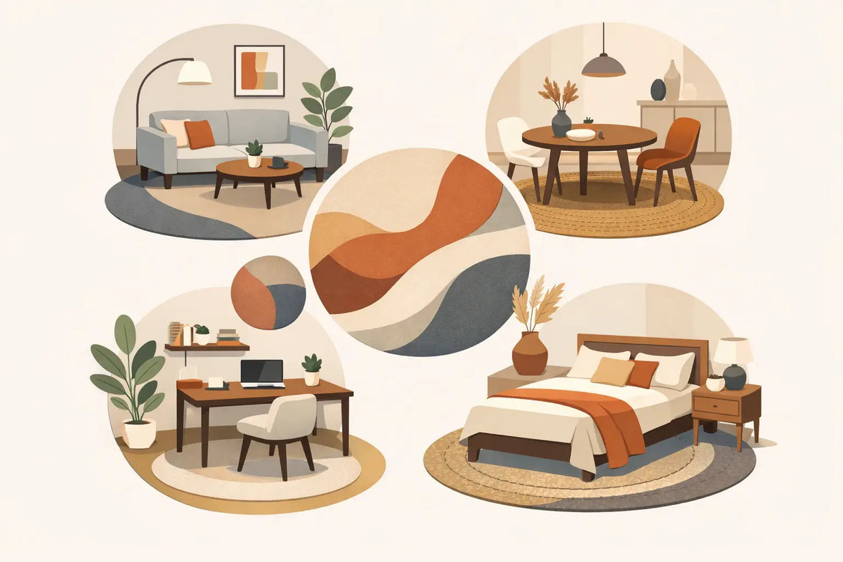 11 Round Rug Styling Ideas That Work