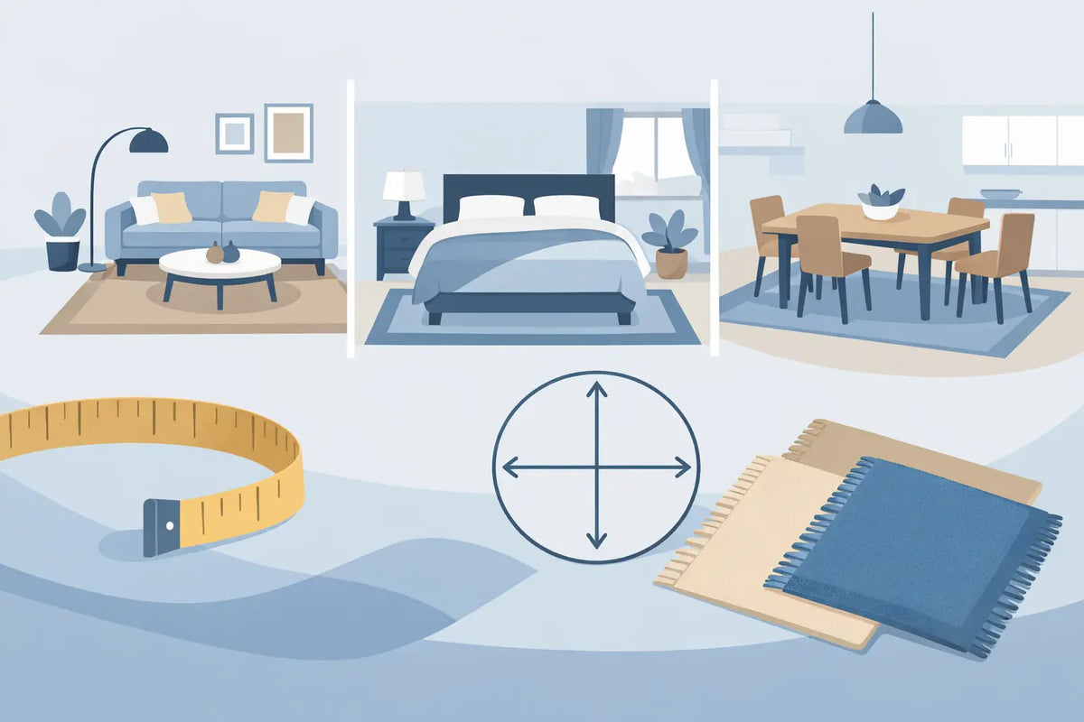 How to Choose Rug Size for Every Room