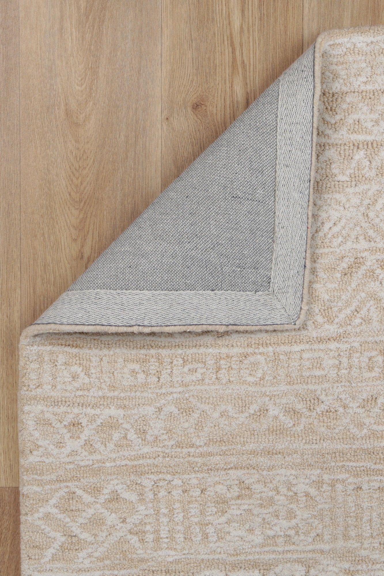 Posy Inca 01C Beige Wool Rug