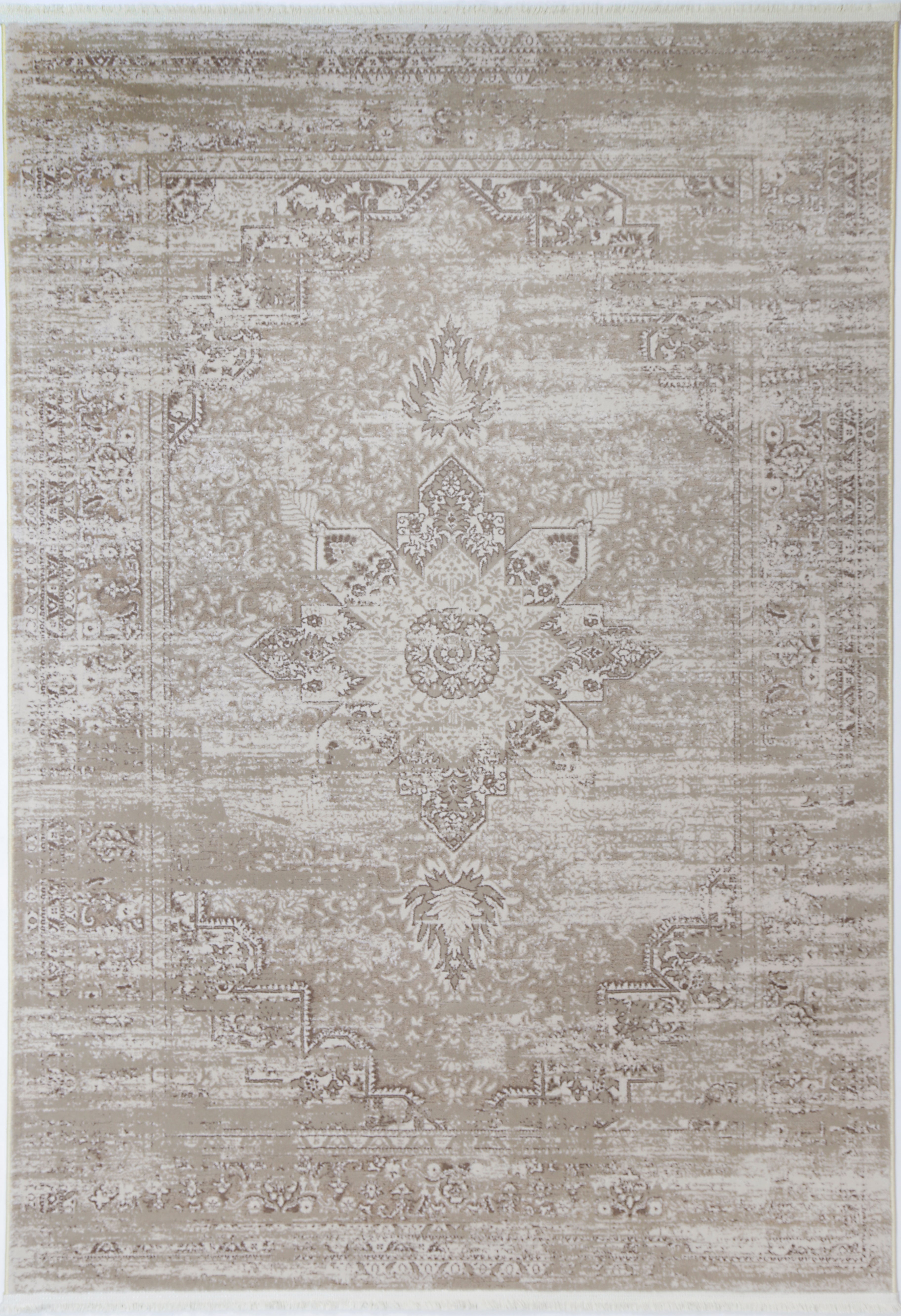 Bohemian Paradise Medalion Beige Rug