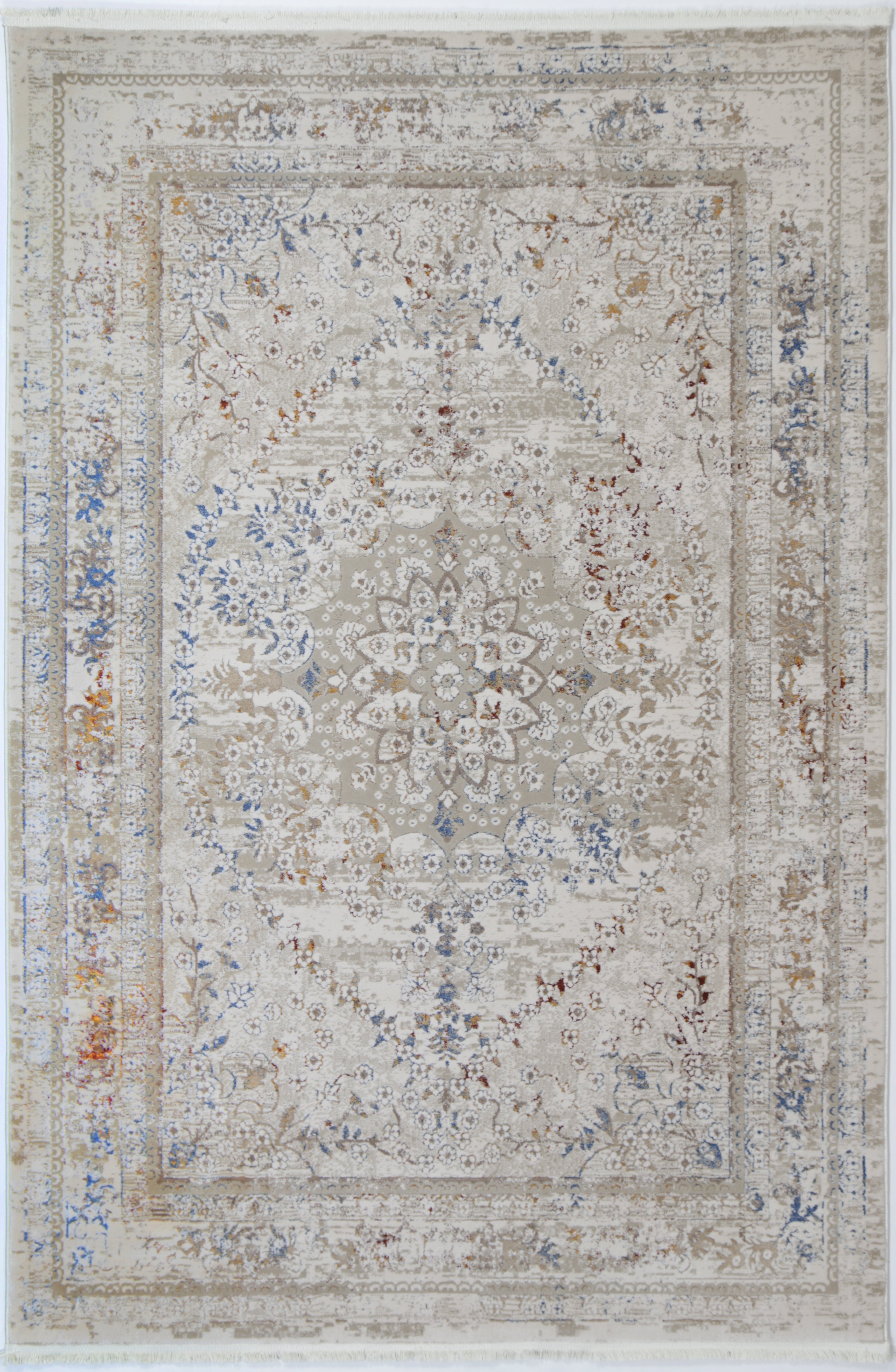 Bohemian Paradise Vintage Medalion Beige Multi Rug