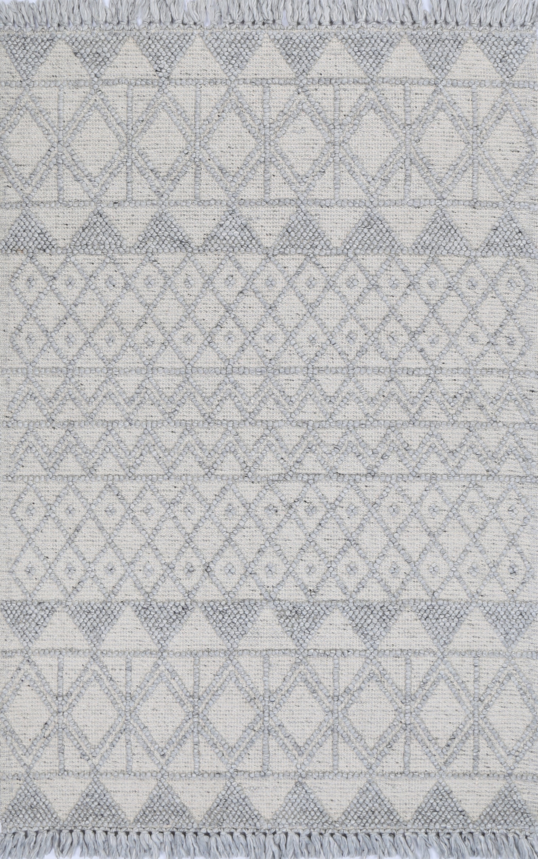 Diego Inca Light Grey Wool Rug