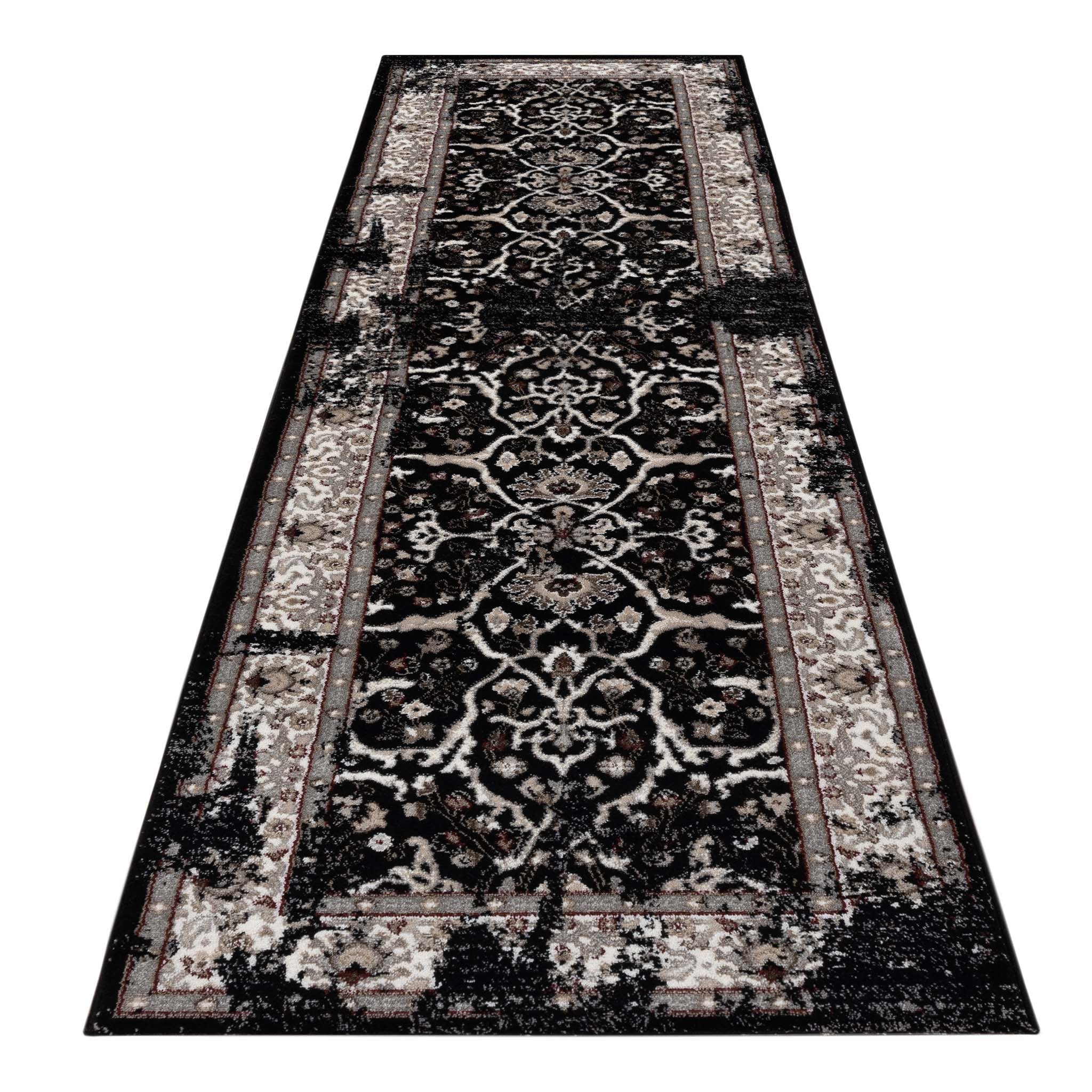 Dynasty 3465 Black Hallway Runner