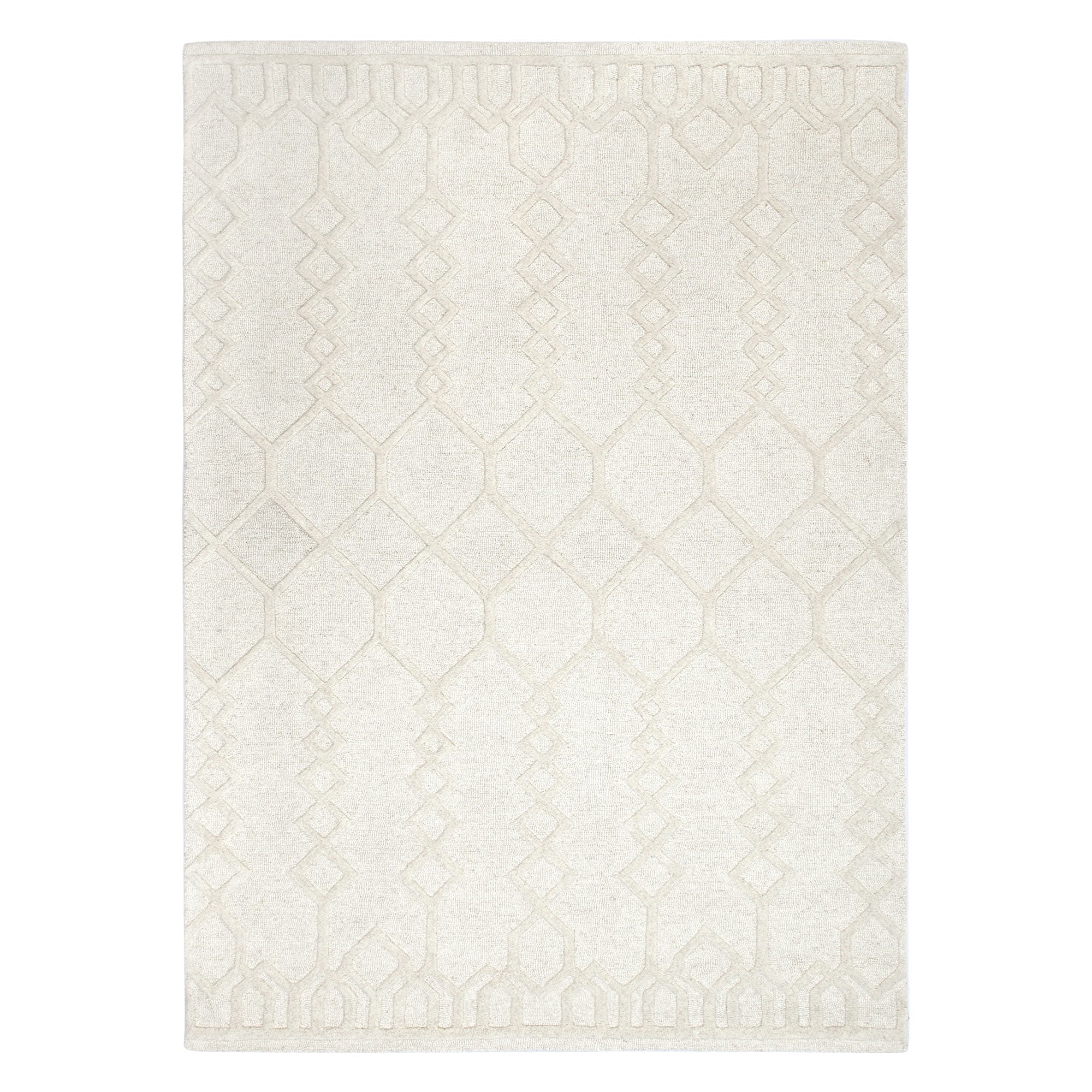 Les Nomades Senso Cream Wool Rug