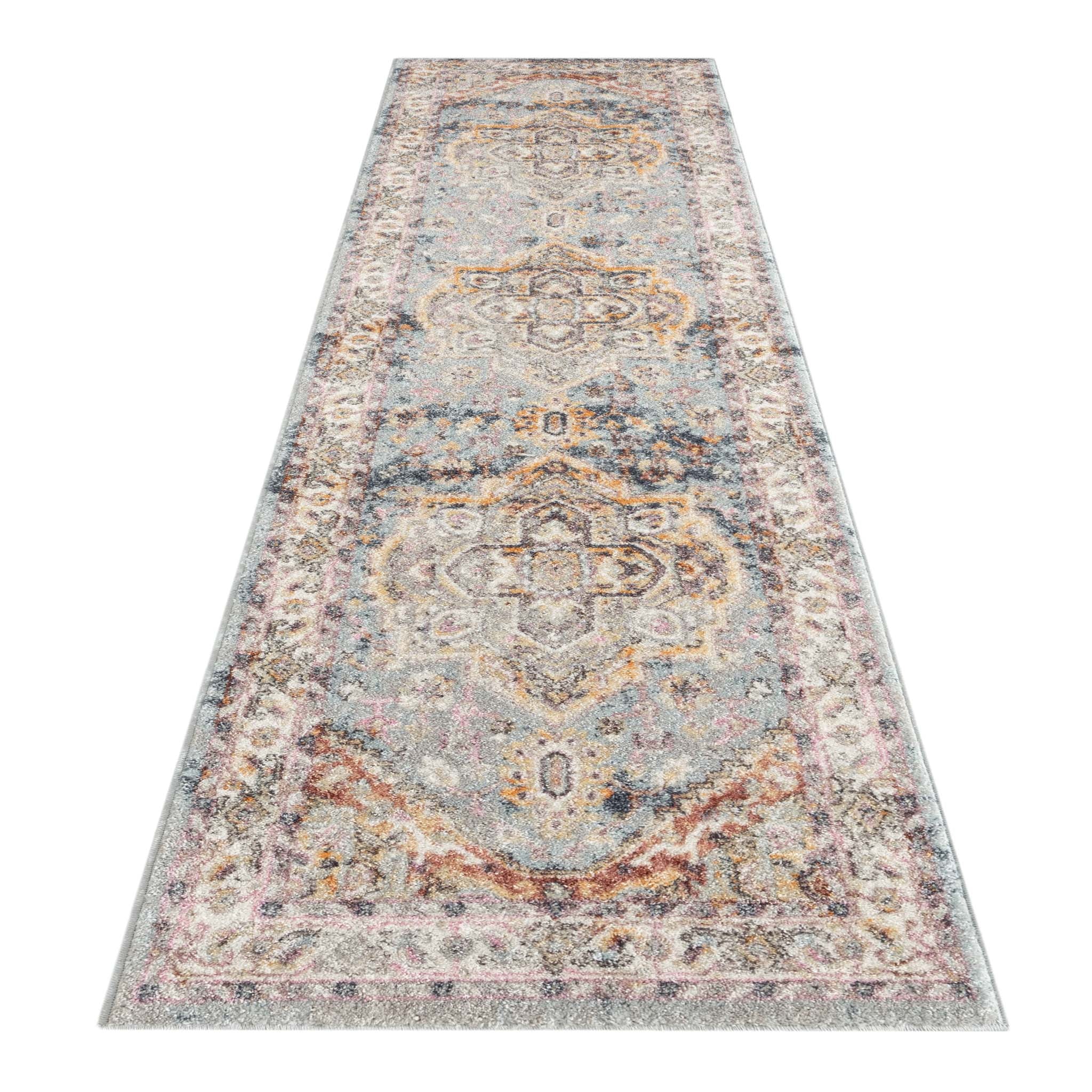 Luna 7401 Lt Blue Hallway Runner