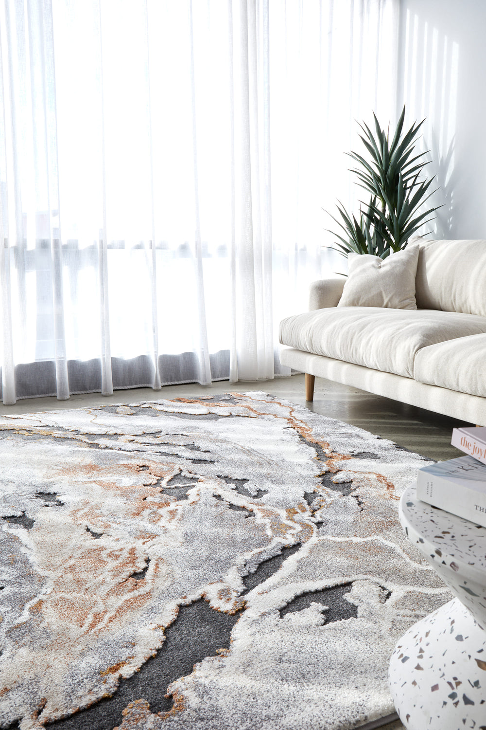 Buy Mineral 222 Rust Rug Online | Cozy Rugs Australia