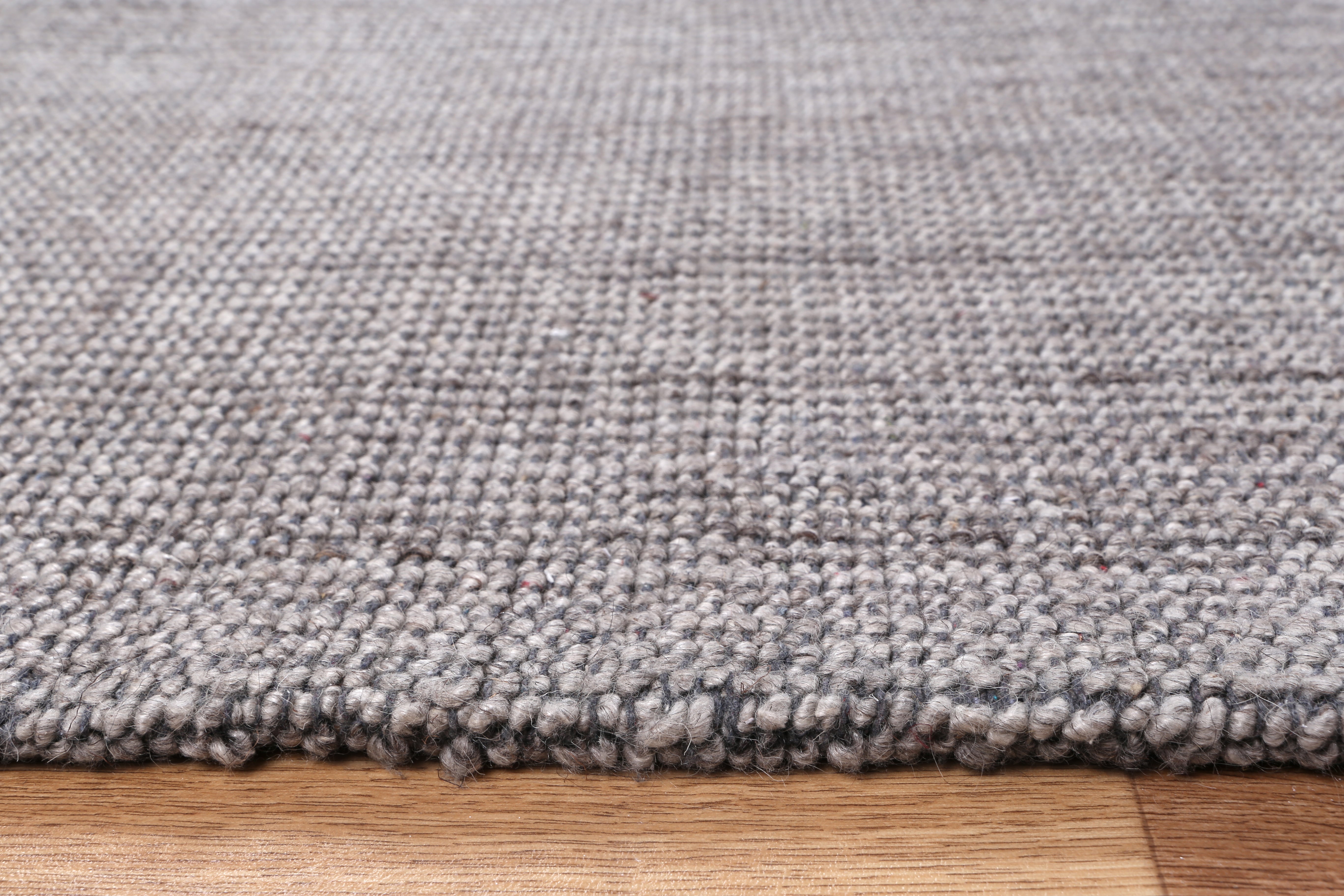 Pebble Brown Wool Rug