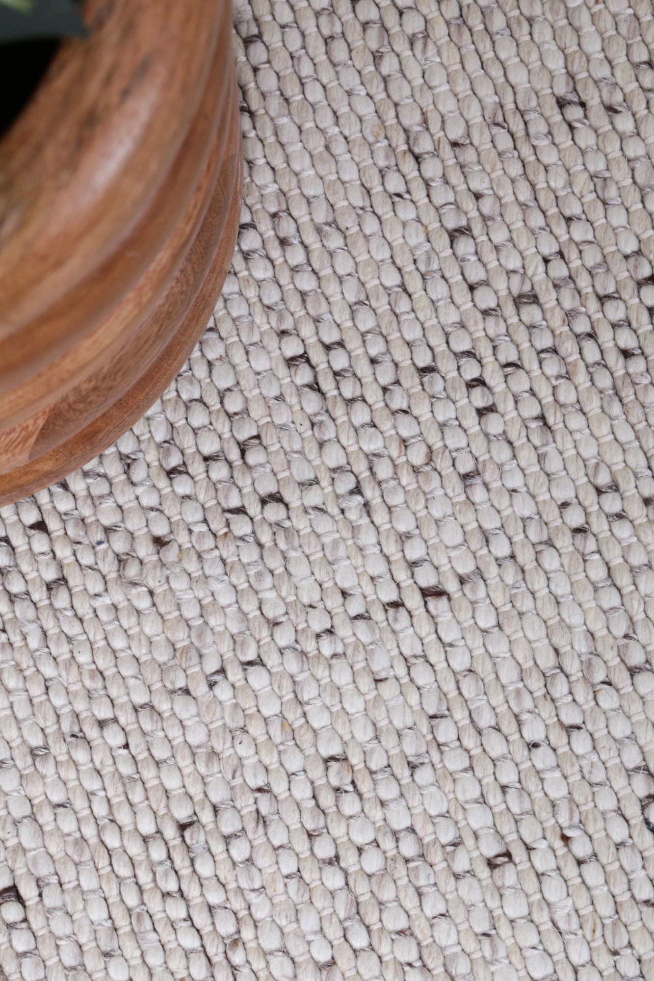 Ridges Natural Wool Rug