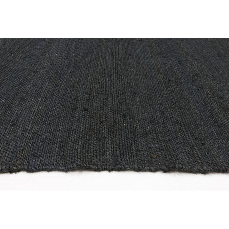 Pemba Jute Black Rug