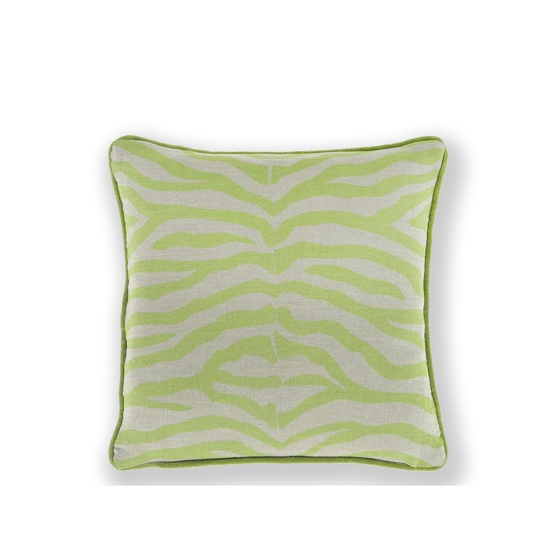 Zebra Cushion Pesto 45x45cm