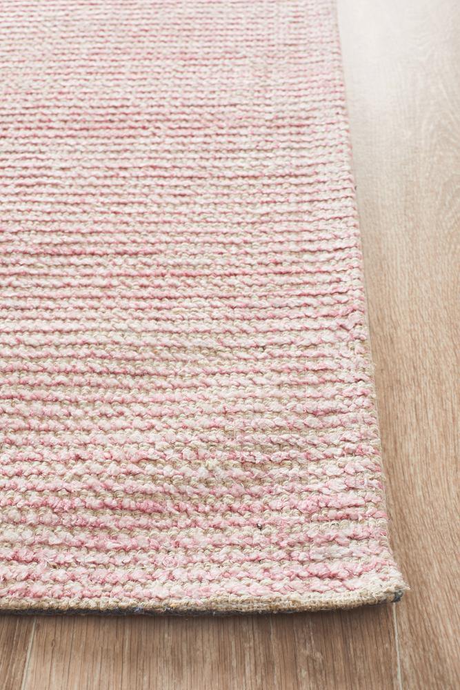 Allure Rose Cotton Rayon Rug - Cozy Rugs Australia