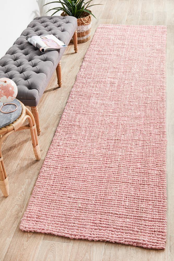 Atrium Barker Pink Runner - Cozy Rugs Australia