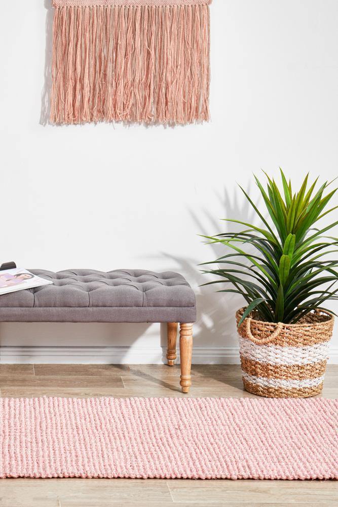Atrium Barker Pink Runner - Cozy Rugs Australia