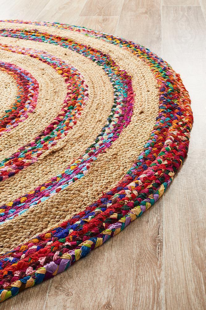 Atrium April Target Cotton and Jute Rug - Cozy Rugs Australia