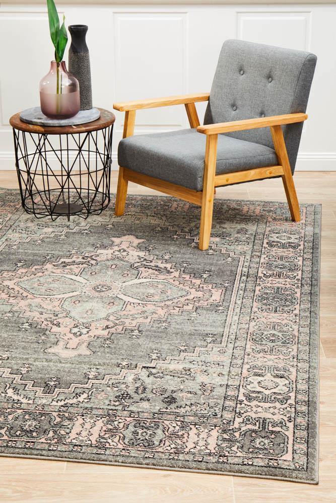 Avenue 703 Grey Rug - Cozy Rugs Australia