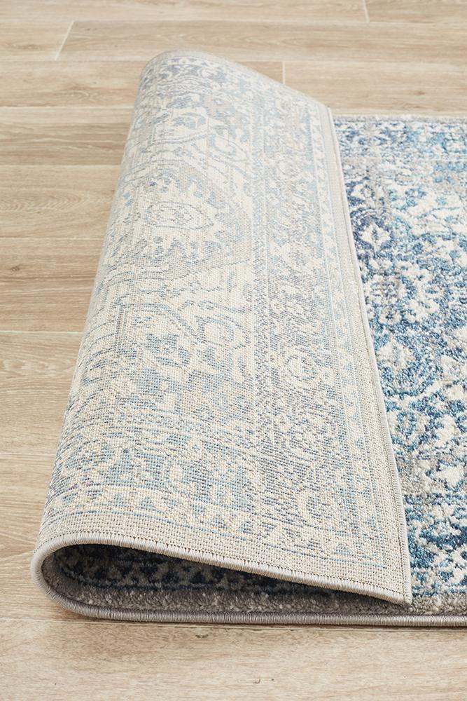 Babylon 207 Blue  Runner Rug - Cozy Rugs Australia