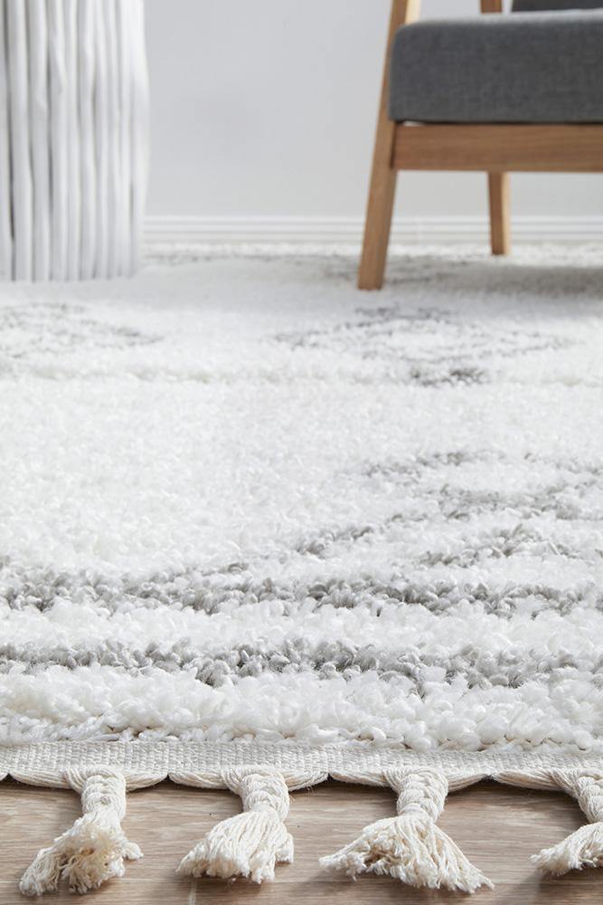 Casablanca Temara White Rug - Cozy Rugs Australia