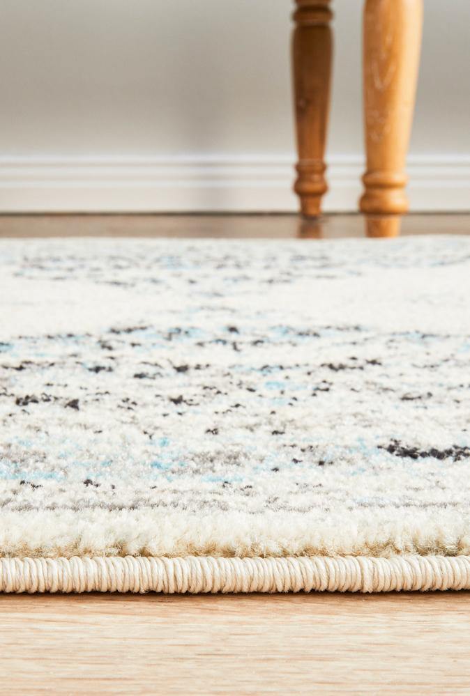 Century 922 White Runner Rug - Cozy Rugs Australia