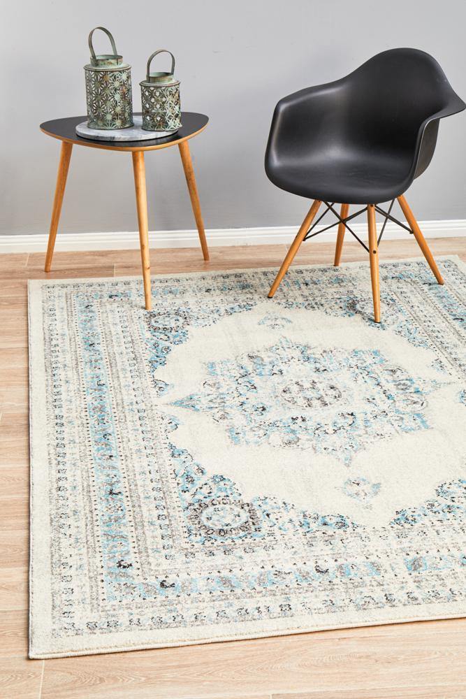 Century 922 White Rug - Cozy Rugs Australia