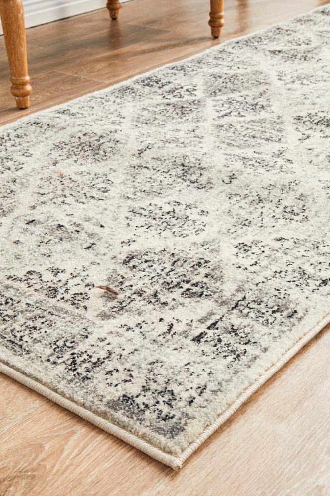 Century 999 Grey Runner Rug - Cozy Rugs Australia