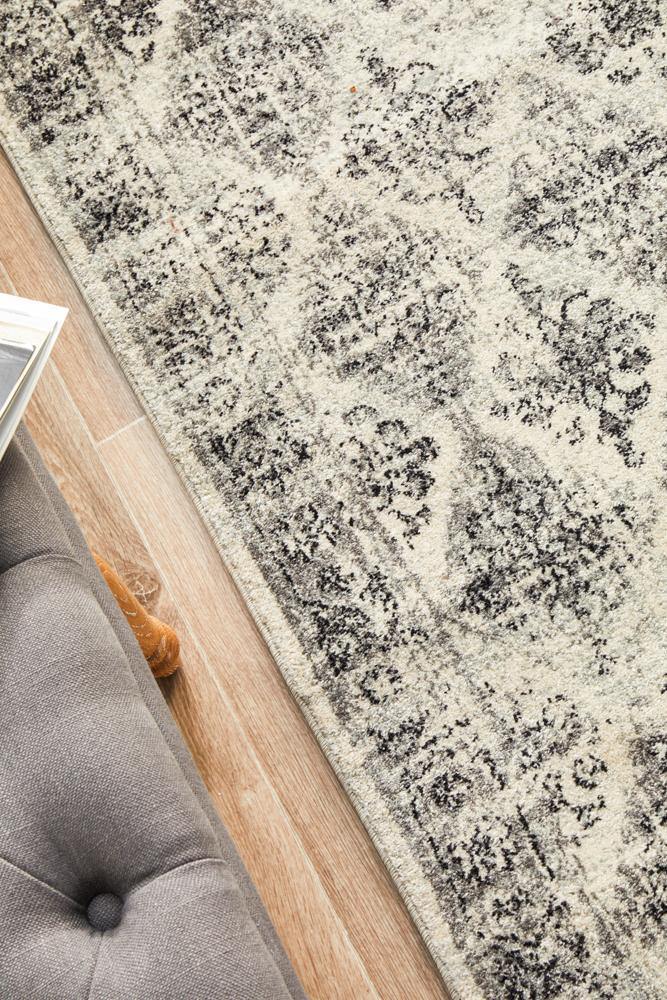 Century 999 Grey Runner Rug - Cozy Rugs Australia