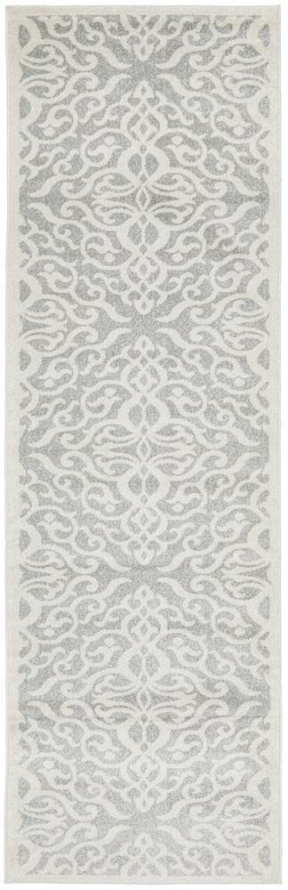 Chrome Lydia Silver Runner Rug - Cozy Rugs Australia