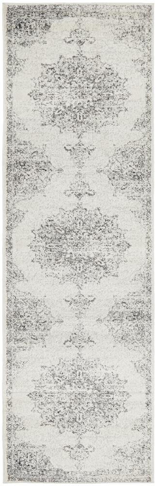 Chrome Rita Silver Runner Rug - Cozy Rugs Australia