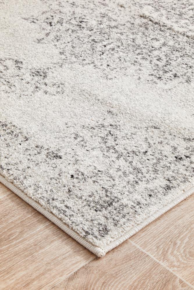 Chrome Rita Silver Runner Rug - Cozy Rugs Australia