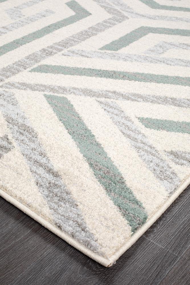 Dimensions Divinity Link Teal Modern Rug - Cozy Rugs Australia