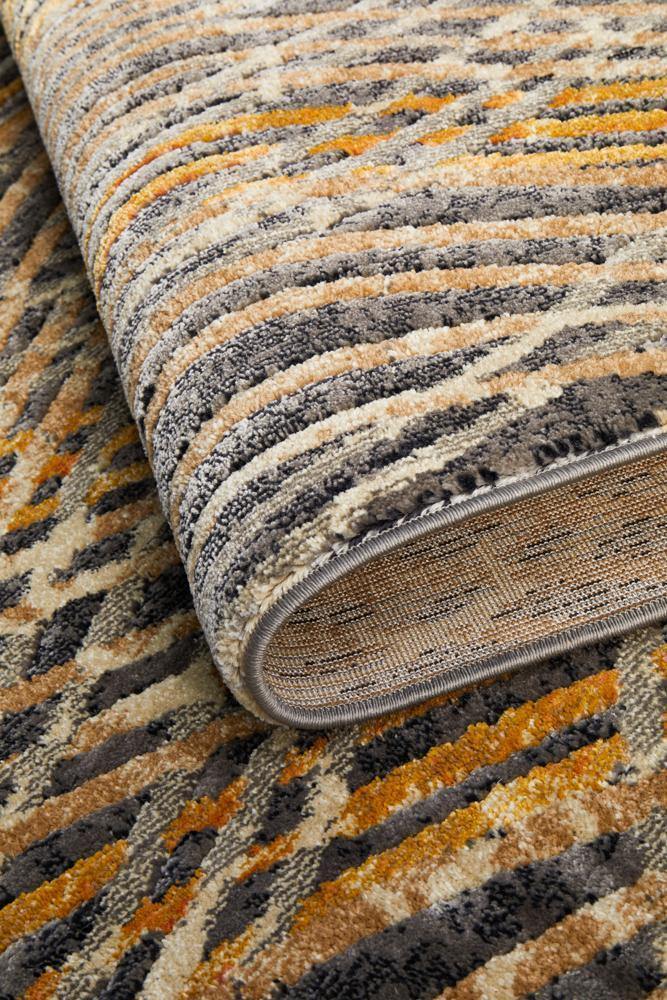 Dreamscape Flurry Modern Charcoal Rug - Cozy Rugs Australia