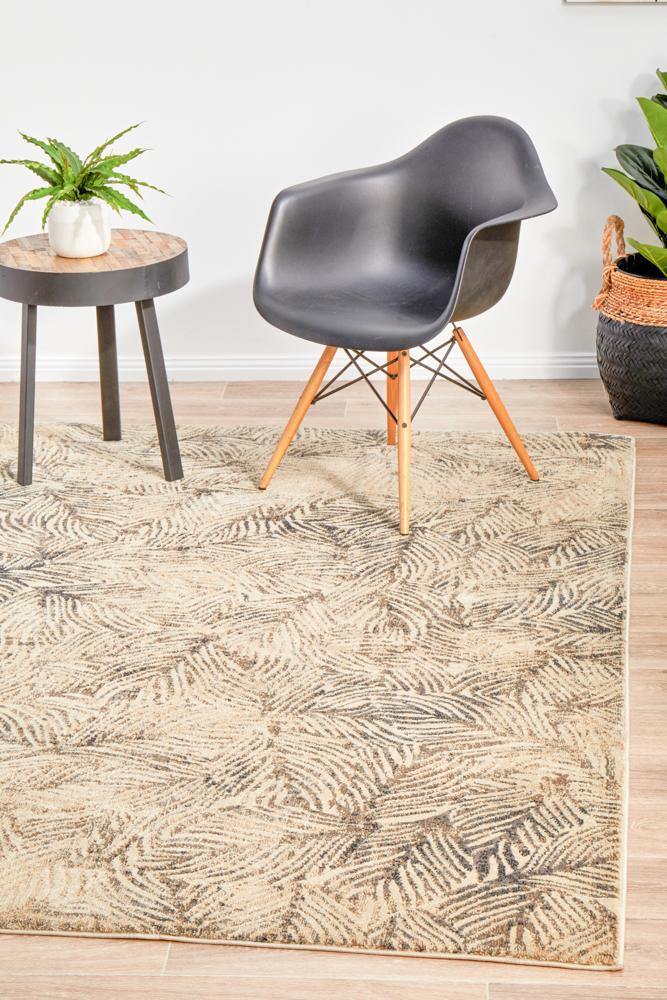 Dreamscape Artistic Nature Modern Charcoal Rug - Cozy Rugs Australia