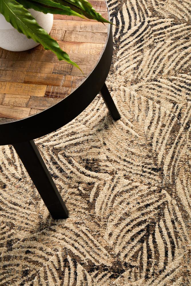 Dreamscape Artistic Nature Modern Charcoal Rug - Cozy Rugs Australia