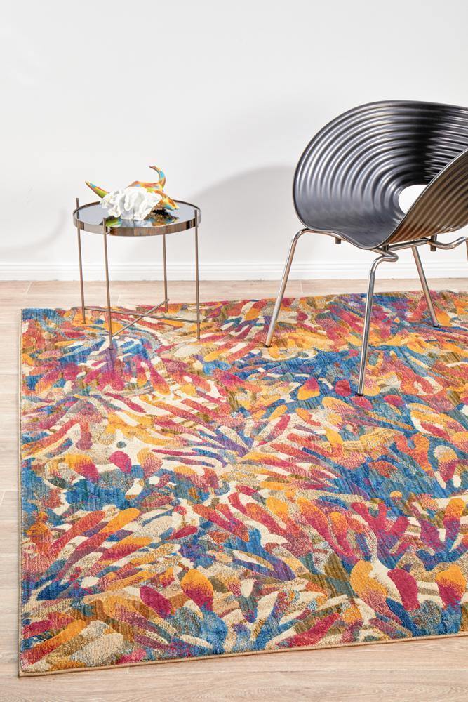 Dreamscape Memories Modern Tropical Rug - Cozy Rugs Australia