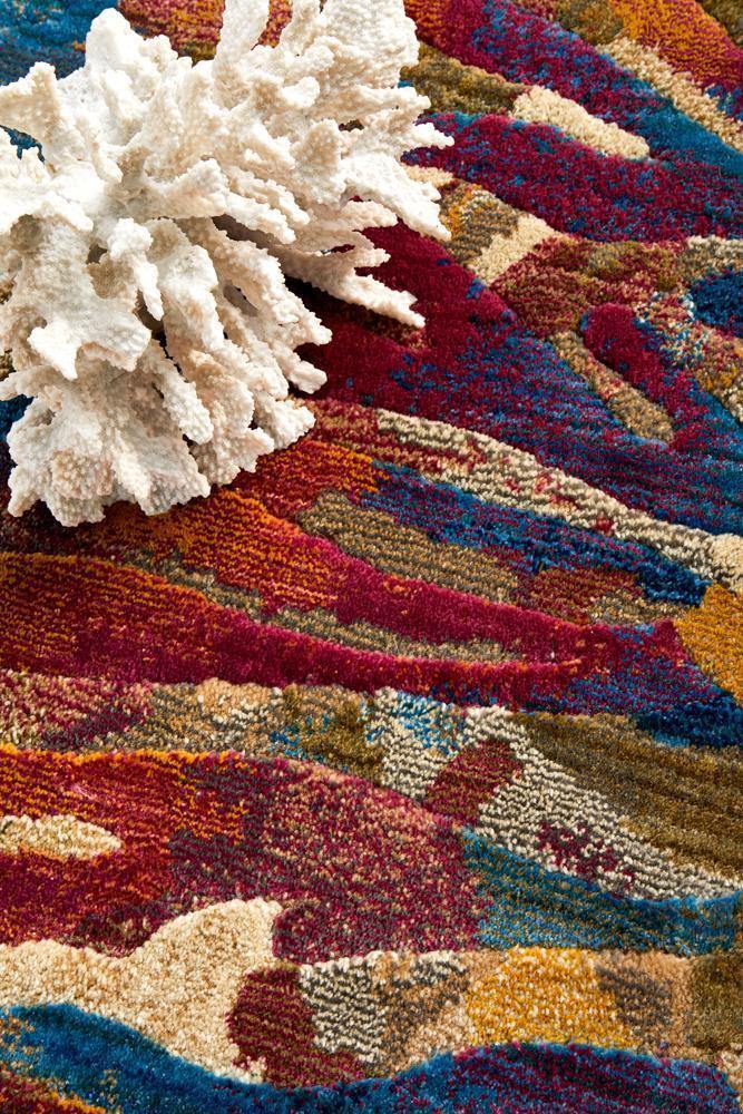 Dreamscape Memories Modern Tropical Rug - Cozy Rugs Australia