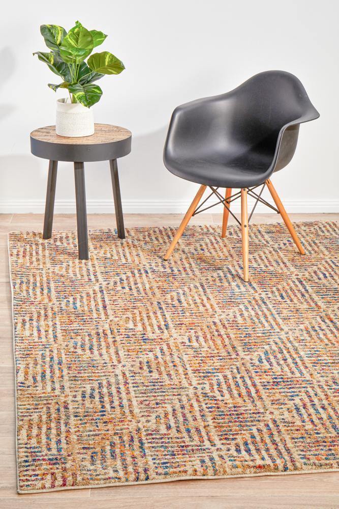 Dreamscape Movement Modern Multi Rug - Cozy Rugs Australia