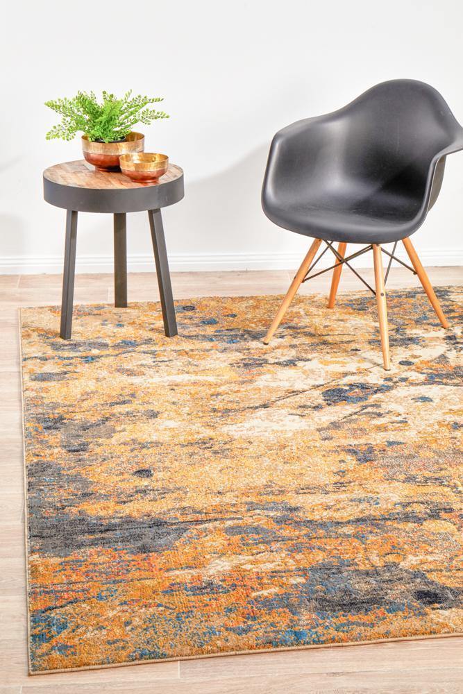 Dreamscape Tribute Modern Rust Rug - Cozy Rugs Australia