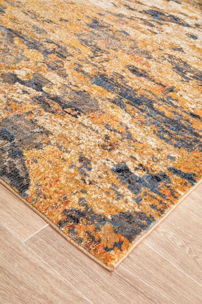 Dreamscape Tribute Modern Rust Rug - Cozy Rugs Australia