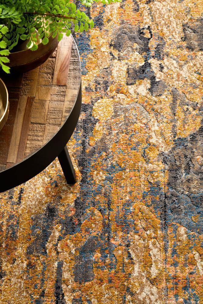 Dreamscape Tribute Modern Rust Rug - Cozy Rugs Australia