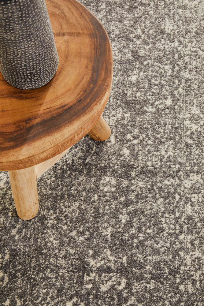 Evoke Pidgeon Grey Transitional Runner Rug - Cozy Rugs Australia