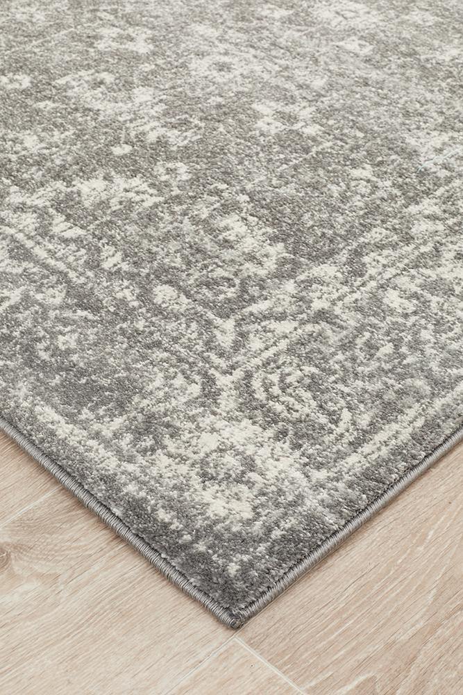 Evoke Pidgeon Grey Transitional Rug - Cozy Rugs Australia