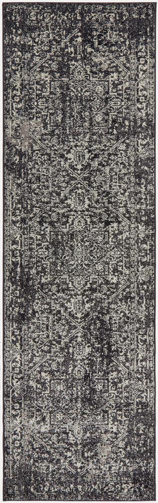 Evoke Scape Charcoal Transitional Rug - Cozy Rugs Australia